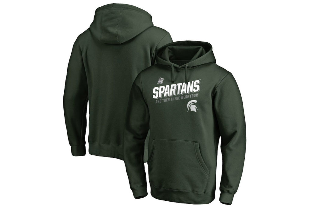 Michigan State Spartans 2019 NCAA Final Four Hoodie Sweatshirt.