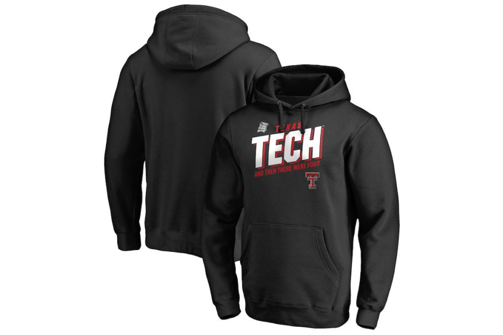 Texas Tech 2019 Official NCAA Final Four Hoodie Sweatshirt.