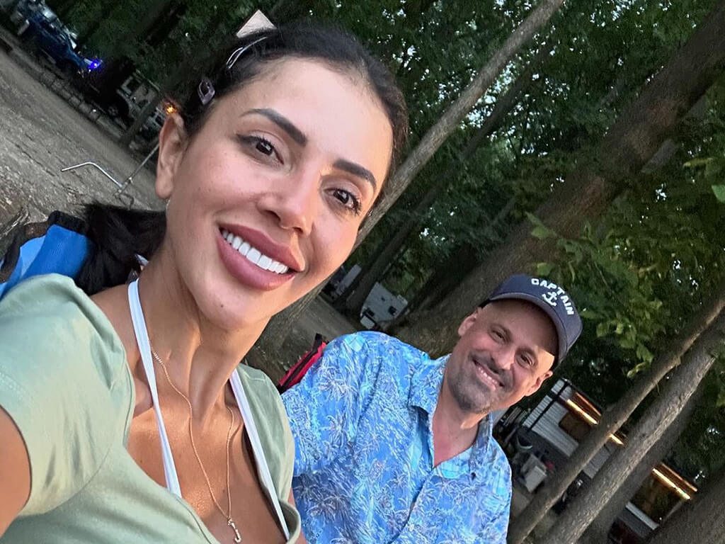 90 Day Fiancé Stars Gino Palazzolo and Jasmine Pineda on a camping trip, via Instagram