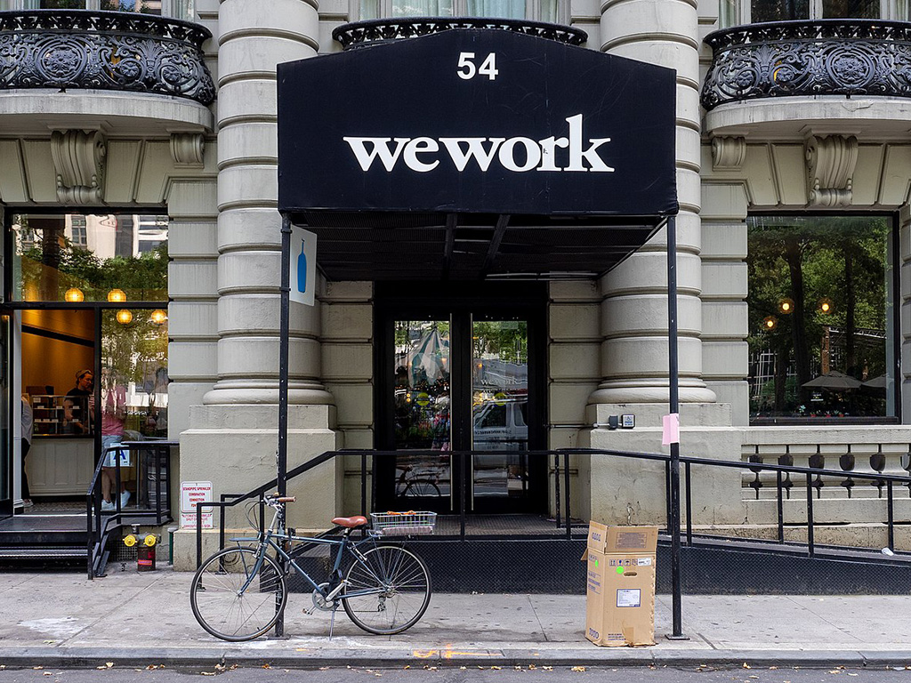 WeWork location in Midtown Manhattan, NYC