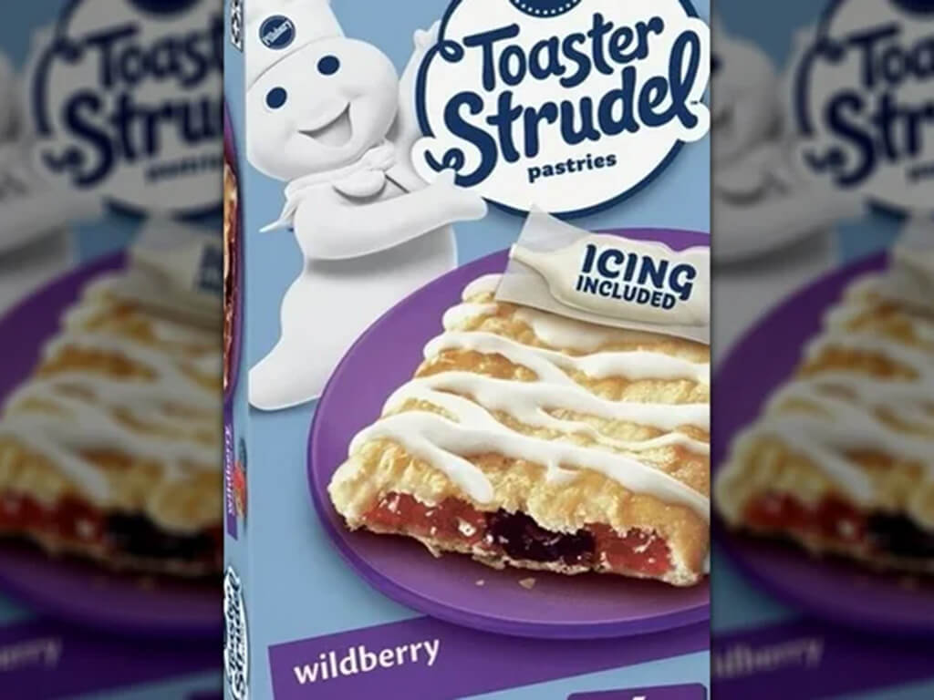 Box of wildberry flavored Toaster Strudel