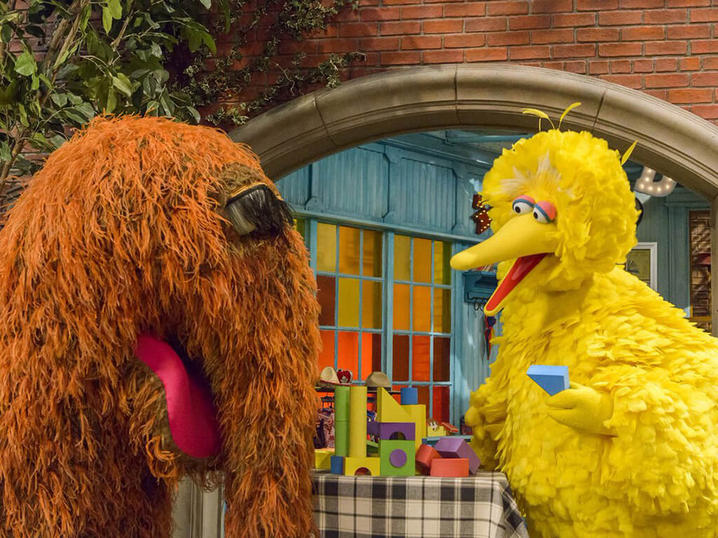 Big Bird on Sesame Street