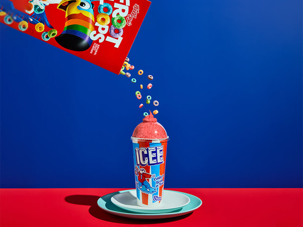 The ICEE Company and WK Kellogg Co announce a collaboration for a Froot Loops cereal ICEE flavor.